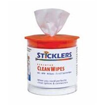 Комплект безворсовых салфеток в тубе Sticklers® Benchtop CleanWipes™ 90 Optical Wipes (1х90 шт.) MCC-WFW