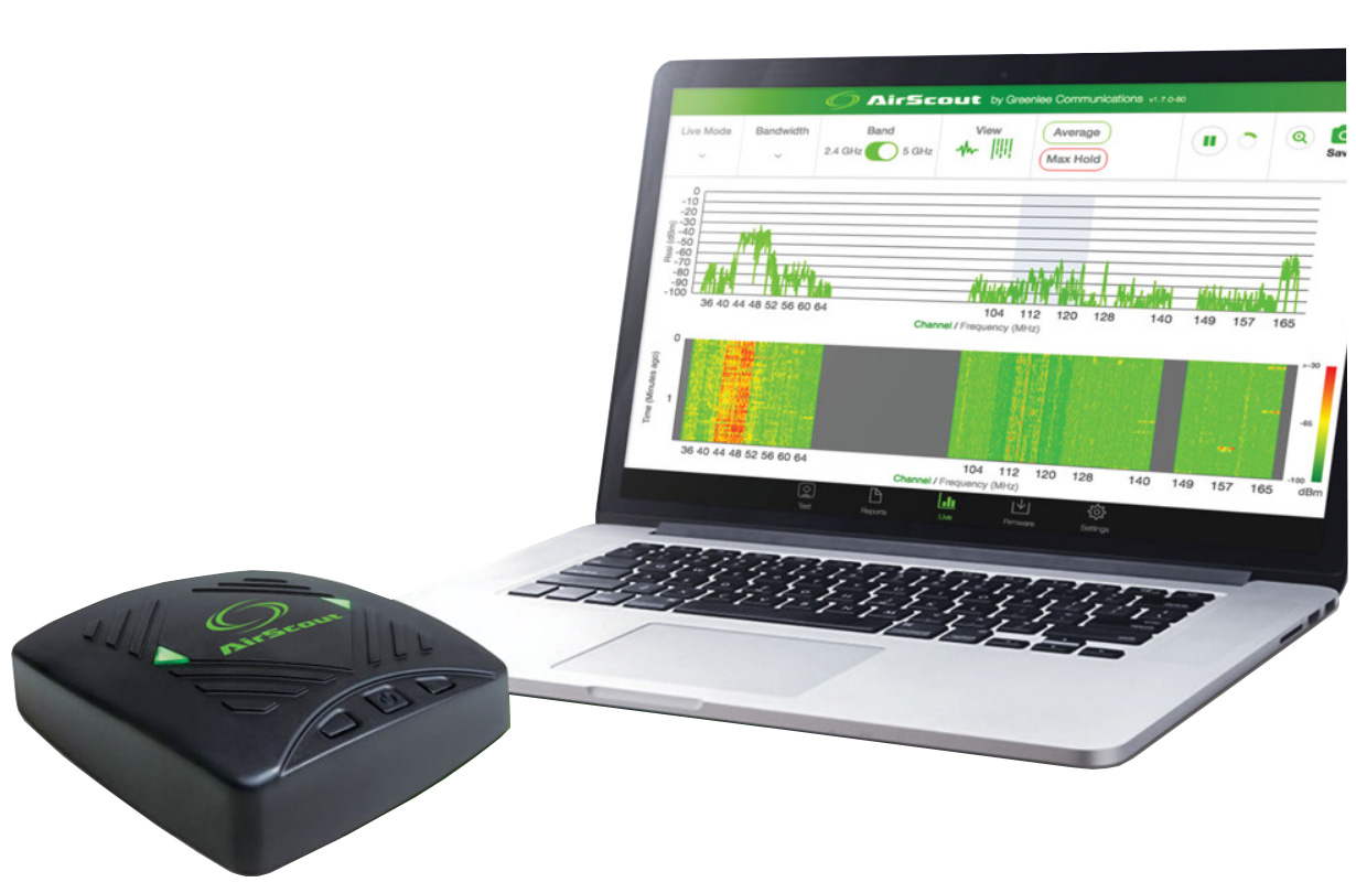 Greenlee AirScout LIVE PRO - анализатор WiFi сети с анализатором спектра