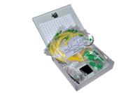 Кросс настенный Мини, предсобранный, 4 порта LC/APC duplex, 9/125 мкм