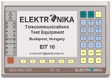 Elektronika EIT 10 - анализатор ISDN (BRI и PRI)