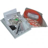 Кросс настенный Микро, предсобранный, 2 порта LC/UPC duplex, 50/125 мкм OM4