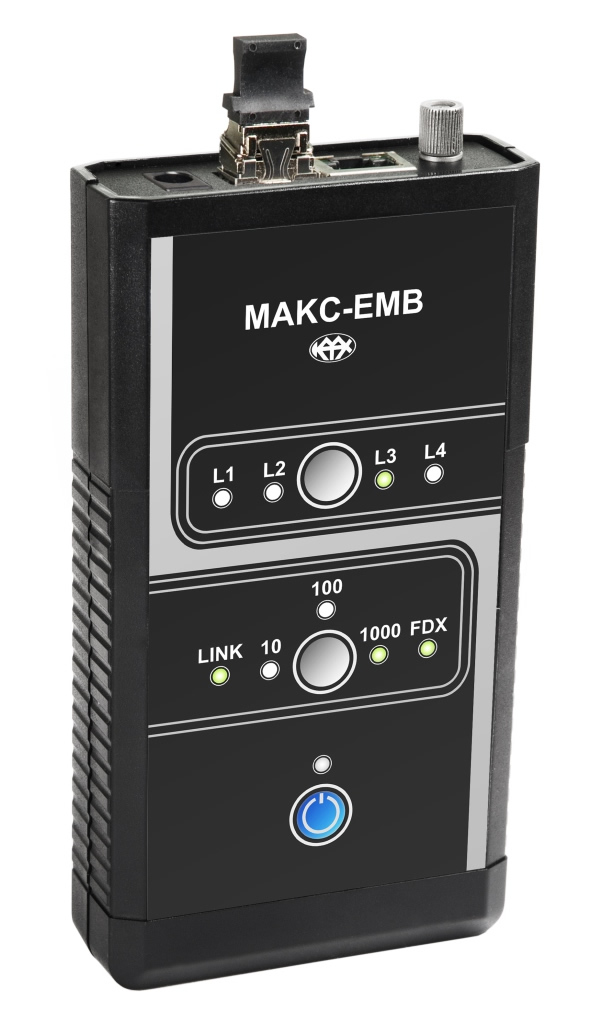 МАКС-ЕМB - устройство заворота и анализа трафика Ethernet/Gigabit Ethernet (версия Шлейф)