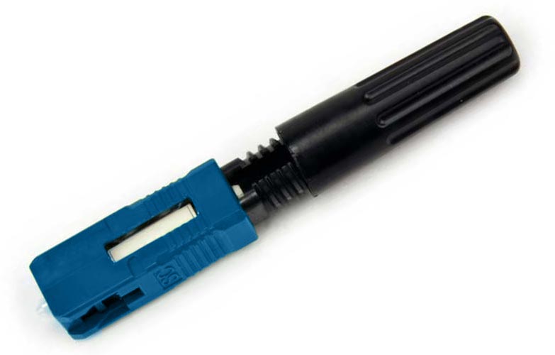  NPC 8802-T SC SM (7000006212/80611330350) Неполируемый коннектор UPC , для кабеля c диаметром оболочки 1,6-3 мм и FRP кабеля 2х3 мм, монтаж без инструмента