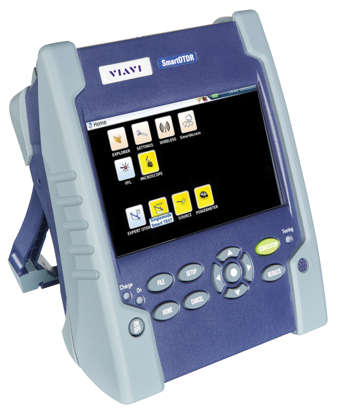 VIAVI SmartOTDR 126A-P0 - комплект оптического рефлектометра 1310/1550нм, 37/35дБ, LS, SLM, ExpertOTDR, SC/PC