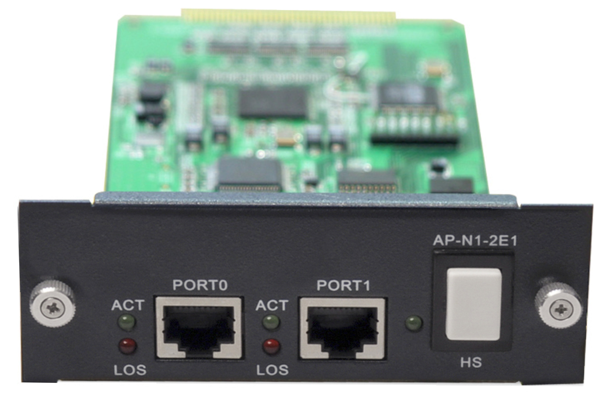 AddPac N1-2E1 - Модуль расширения 2 портa E1/T1 для IPNext180/190, AP1800