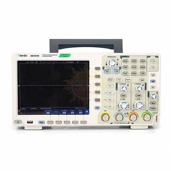 Фото VERDO SB1625 - осциллограф цифровой 2 канала, 200 МГц, 2 Гвыб/с