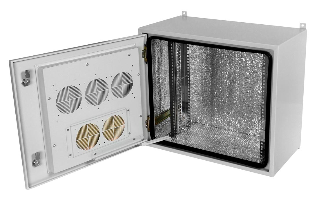 Шкаф климатический телекоммуникационный навесной 19" ,6U(700x550), ШКТ-НВ-6U-700-550