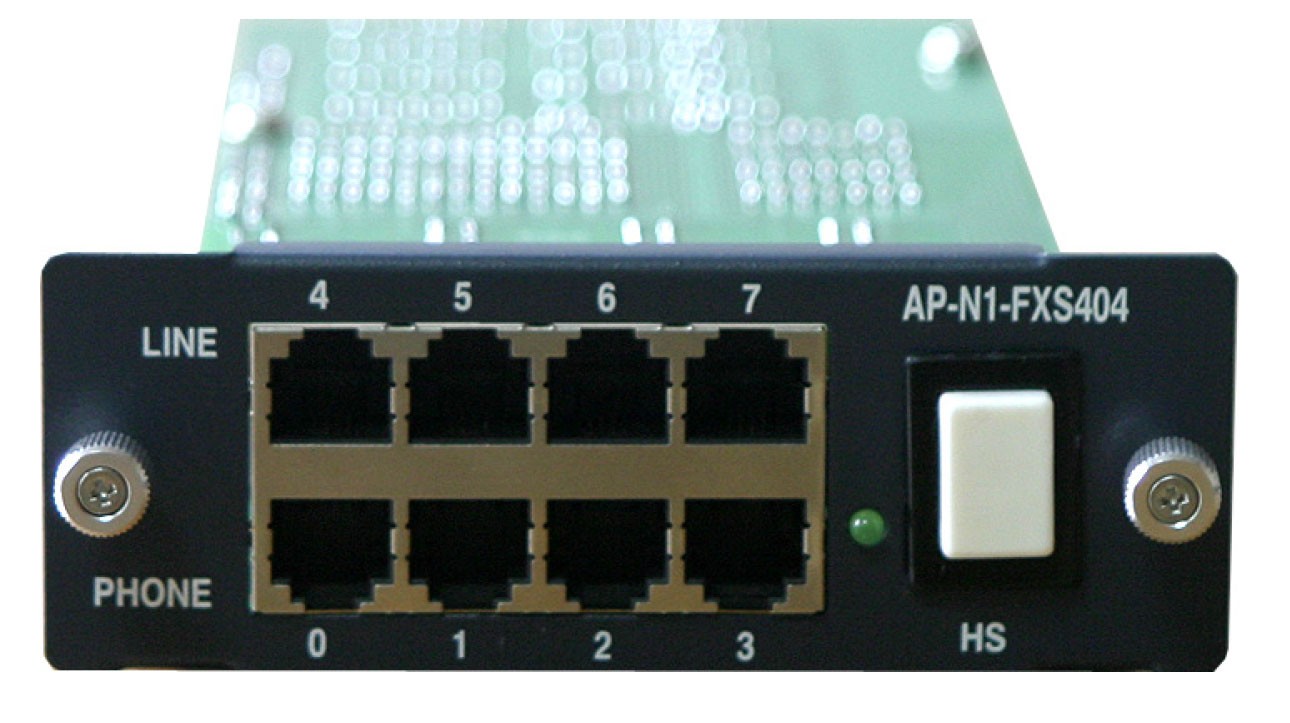 AddPac ADD-AP-N1-FXS4O4 - Модуль расширения 4 порта FXS, 4 порта FXO