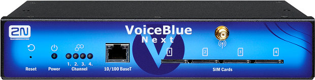 2N-VBN2-Telit - Шлюз VoIP-GSM VoiceBlue Next 2 GSM, модули Telit, подключение SIP, доп.опции Email2SMS, SNMP, ME до 32 users (5051032W)