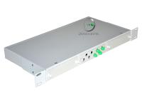 Кросс 19, предсобранный 1U, 4 порта FC/APC, 9/125 мкм