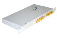 Кросс 19, предсобранный 1U, 16 портов ST/UPC, 9/125 мкм