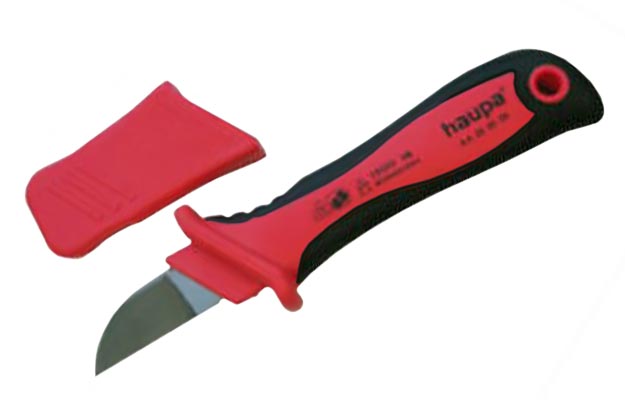 200000 Нож для резки кабеля VDE, прямое лезвие 50 мм Haupa