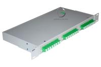 Кросс 19, предсобранный 1U, 24 порта LC/APC duplex, 9/125 мкм