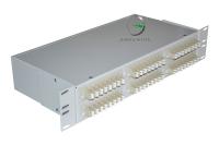 Кросс 19, предсобранный 2U, 48 портов LC/UPC duplex, 62.5/125 мкм
