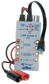 Tempo AT8L - тональный генератор серии LANToner 2 с функциями тестирования локальной сети