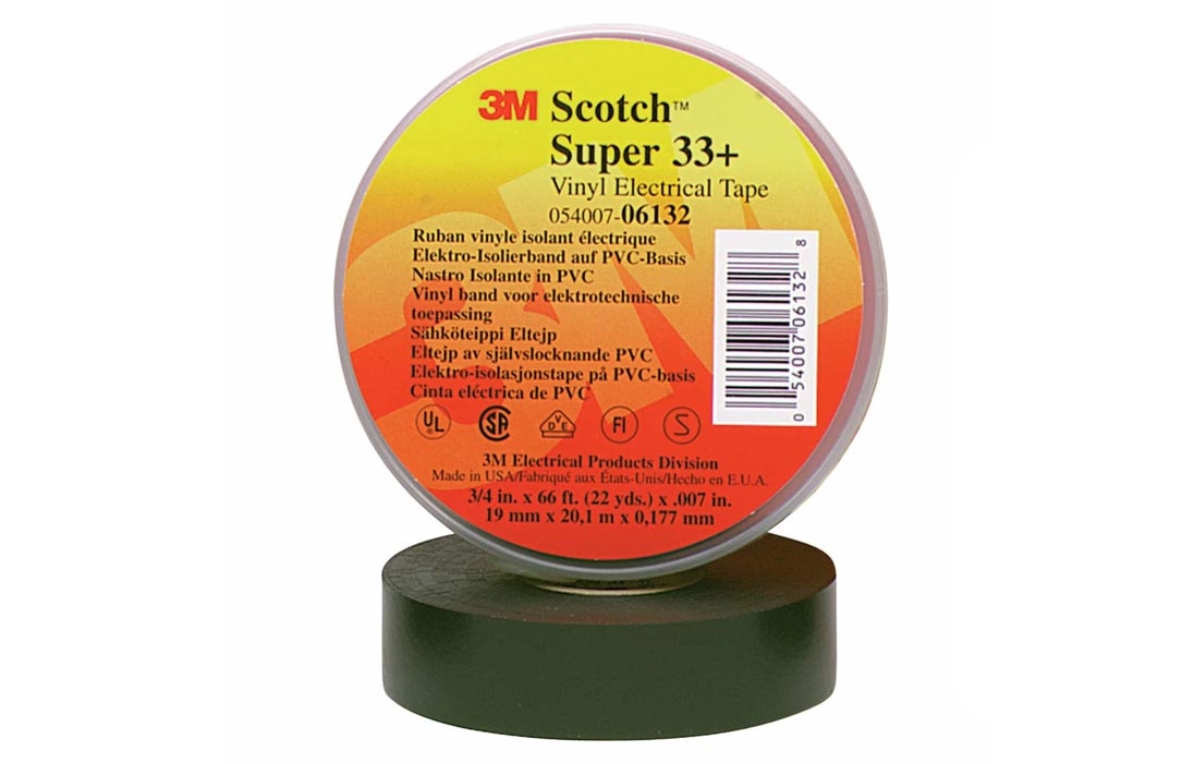  Scotch Super 33+ (7000043003) изоляционная лента высшего класса, 25мм х 33м х 0,18мм