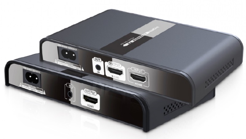 Lenkeng LKV380 - Удлинитель HDMI по электросети 220В с ИК (режим передатчик - приёмник)