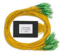 Разветвитель планарный 1х32 оконцованый SC/APC 9/125 вывод 1.0м буфер 3.0мм 1260/1650