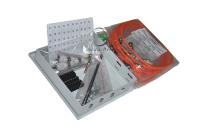 Кросс настенный Микро, предсобранный, 4 порта FC/UPC, 62.5/125 мкм