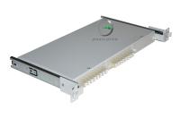 Кросс 19 выдвижной, предсобранный 1U, 16 портов LC/UPC duplex, 50/125 мкм