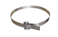 Хомут ленточный 1 м с замком (0,7х20 нерж 430)