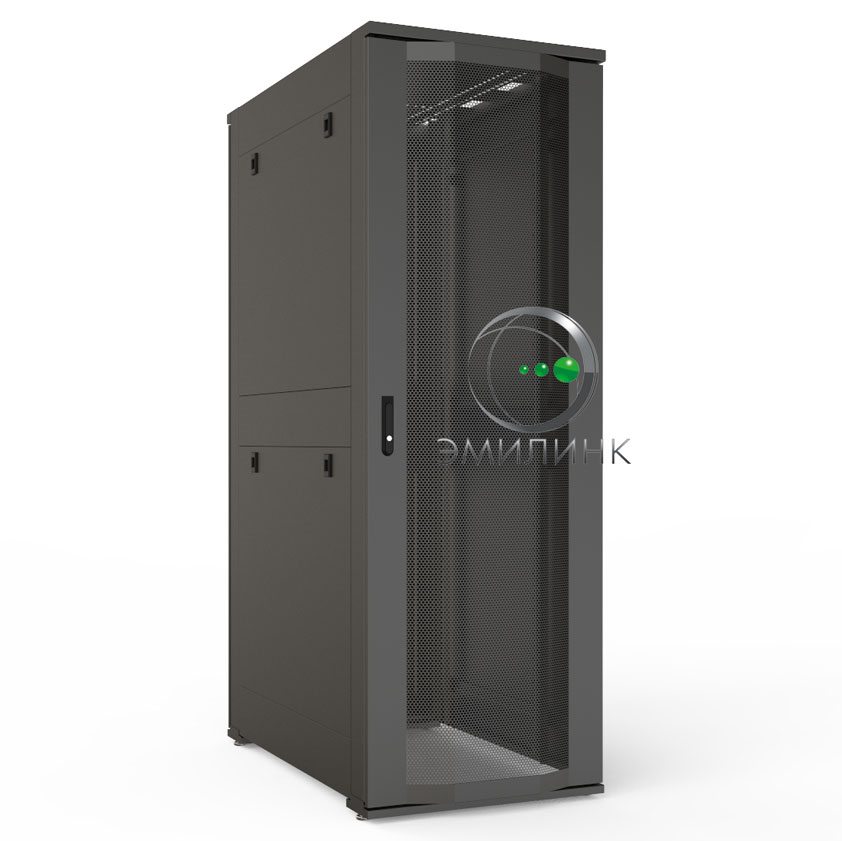 19 серверный шкаф ПРОЦОД 47U 800х1070 мм, передняя дверь перфорация, задние двери двойная перфорация, в сборе