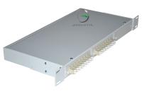 Кросс 19, предсобранный 1U, 16 портов LC/UPC duplex, 50/125 мкм