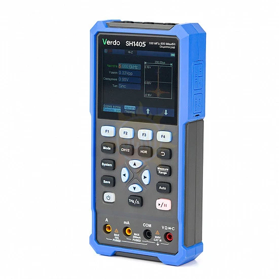 Фото VERDO SH1405 - осциллограф-мультиметр 100 МГц, 2 канала