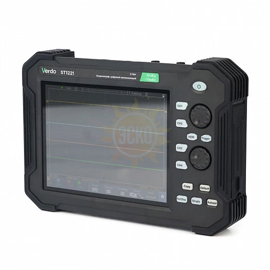 Фото VERDO ST1221 - осциллограф планшетного типа 70 МГц, 2 канала, 8 бит