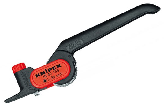 Нож плужковый Knipex д/удаления внешней оболочки кабеля Д>25мм