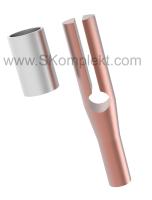 GALMAR Зажим безболтовой для соединения стержня заземления с проволокой (D10)