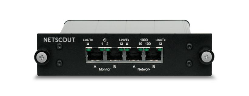 NETSCOUT 340-1049 - медный TAP ответвитель трафика, 1 Line/Link Copper Ethernet 10/100/1000 Module, -48VDC