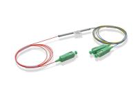 Разветвитель сплавной 1х2 оконцованый FC/APC 9/125 вывод 1.0м буфер 0.9мм 1310/1550