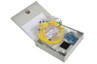 Кросс настенный Мини, предсобранный, 6 портов LC/UPC duplex, 9/125 мкм