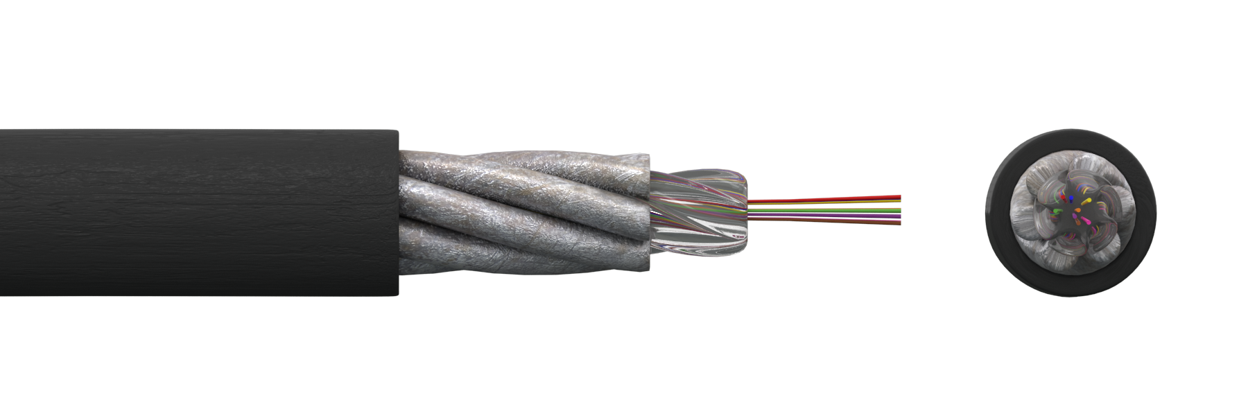 Оптический кабель СЛ-ОКМБ-03НУ-1Е7-1,5 «Сверхгибкий»