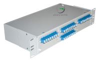Кросс 19, предсобранный 2U, 32 порта LC/UPC duplex, 9/125 мкм