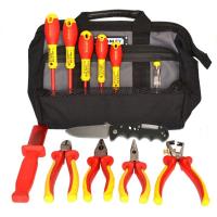 SK-16 B3 - набор изолированного инструмента электрика в сумке, 13 диэлектрических предметов