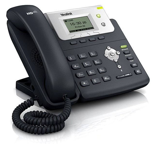 Yealink	YL-SIP-T21P E2 - SIP-телефон, 2 линии, PoE, черный корпус