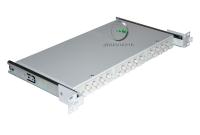 Кросс 19 выдвижной, предсобранный 1U, 24 порта FC/UPC, 50/125 мкм
