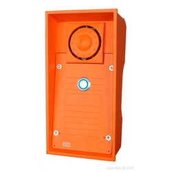 2N Helios IP Safety - IP домофон, 1 клавиша быстрого набора, оранжевый усиленный корпус, динамик 10W