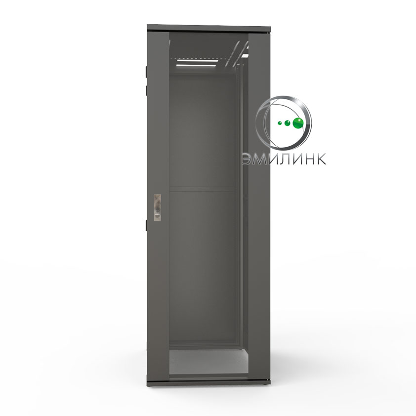 19 серверный шкаф ПРОЦОД 47U 600х1200 мм, передняя дверь стекло, задняя дверь металл, в сборе
