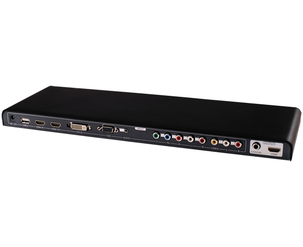 Lenkeng LKV391N - Конвертер HDMI, DVI-D, VGA, YPbPr, CVBS + Audio в HDMI, USB-медиаплеер
