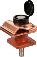 GALMAR Зажим к фасаду/стене для токоотвода с возвышением (высота 15 мм; медь)