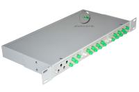 Кросс 19, предсобранный 1U, 20 портов FC/APC, 9/125 мкм