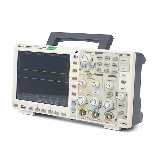 Фото VERDO SB1622 - осциллограф цифровой 2 канала, 100 МГц, 1 Гвыб/с