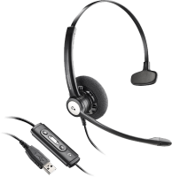 Plantronics Entera NC USB (HW111N-USB) - профессиональная USB-гарнитура для ПК.