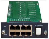 AddPac AP-GS-FXS8, интерфейсный модуль 8 FXS портов (RJ11) для базового шасси