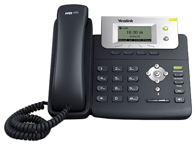 Yealink	YL-SIP-T21 E2 - SIP-телефон, 2 линии, PoE, черный корпус