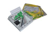 Кросс настенный Микро, предсобранный, 4 порта LC/APC duplex, 9/125 мкм