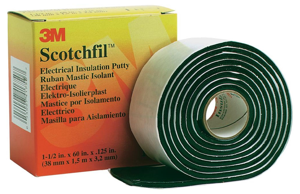 3M Scotchfil (7000006089) - электроизоляционная мастика, 38мм х 1,5м